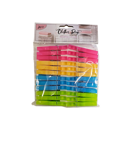 CLOTHES PEGS PLASTIC UBL 24PK