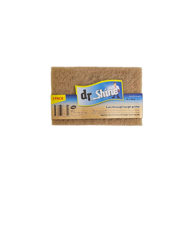 SCOURING PADS DR SHINE 3PK