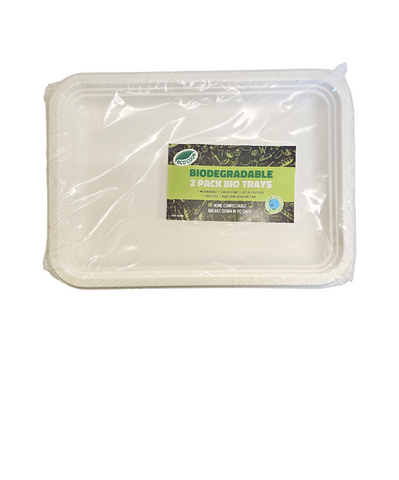 ECO BIO TRAY PLATTER QIWI 2PK