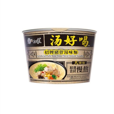 INST NOODLE BOWL PORK BONE SOUP BX 108G