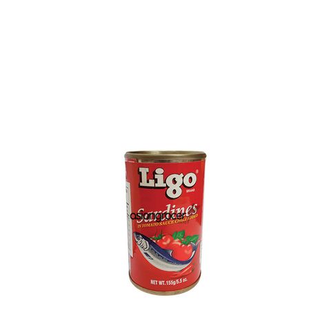 LIGO SARDINES TOMATO SAUCE CHILI 155G
