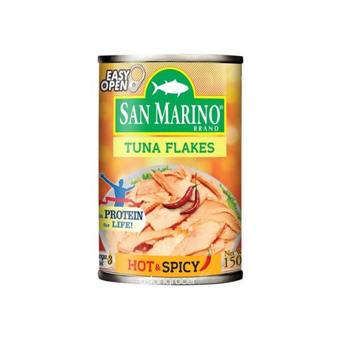 SAN MARINO TUNA FLAKES HOT & SPICY 150G