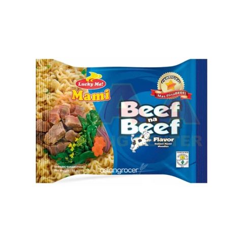 LUCKY ME BEEF INSTANT NOODLES 6/55G