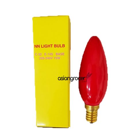 BULB RED SCREW LARGE