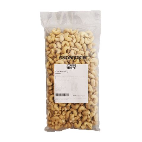 RAW CASHEW NUTS 450G