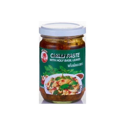 CHILI PASTE HOLY BASIL LEAF COCK 200G