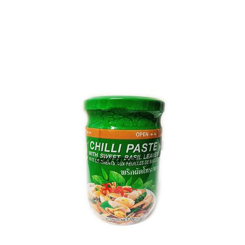 CHILI PASTE SWEET BASIL LEAF COCK 200G Asian Grocer