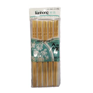 CHOPSTICK BAMBOO LIANHONG 10.5IN 10PR PK
