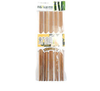 CHOPSTICK BAMBOO LIANHONG 9.5IN 10PR PK