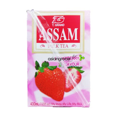 MILK TEA ASSAM STRAWBERRY400ML