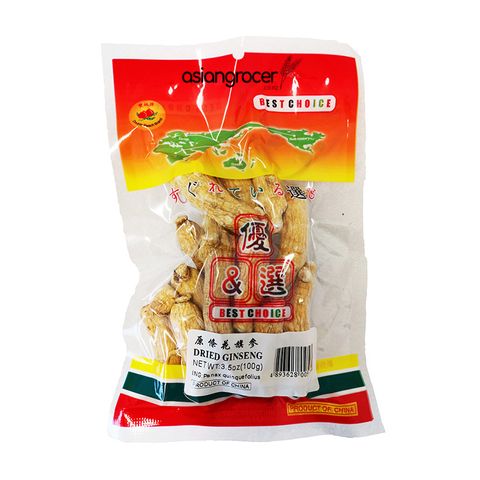 DRIED GINSENG WHOLE 100G