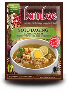BEEF SOTO SOUP SPICES BAMBOE 40G