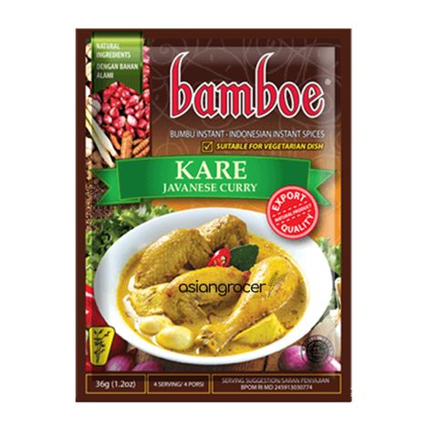 KARE JAVANESE YELLOW CURRY BAMBOE 36G