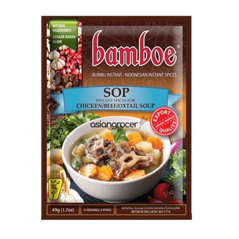 SOP INST SPICES FOR SOUP BAMBOE 49G