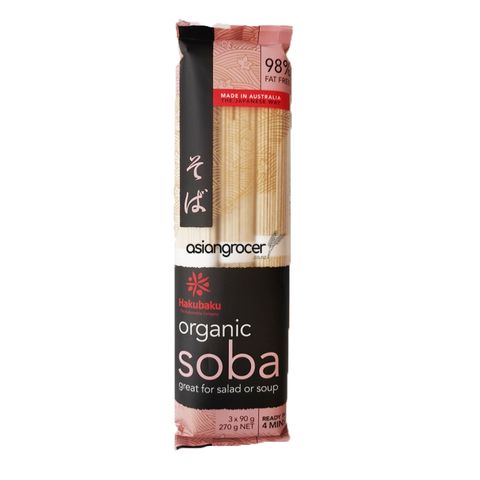 SOBA ORGANIC HAKUBAKU 270G