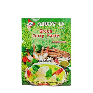 GREEN CURRY PASTE AROY-D 50G