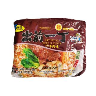 BEEF NOODLE NISSIN 5/100G