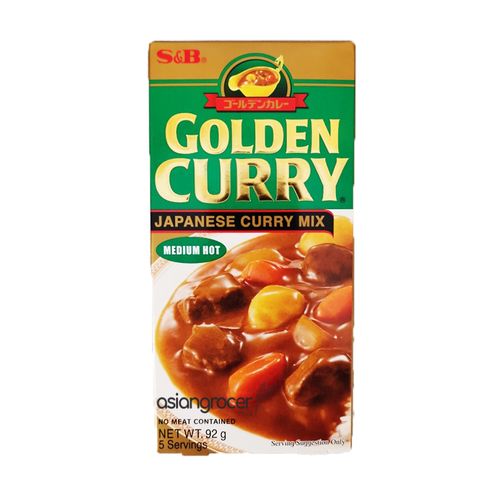 GOLDEN CURRY MEDIUM HOT S&B 92G