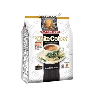 AIK CHEONG WHITE COFFEE LESS SUGAR 600G