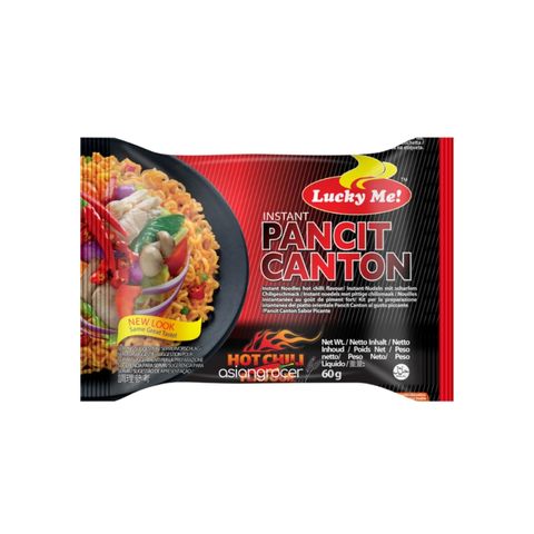 PANCIT CANTON HOT CHILI LUCKY ME 6/60G