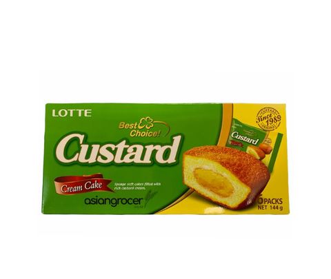 CUSTARD CREAM CAKE LOTTE 144G
