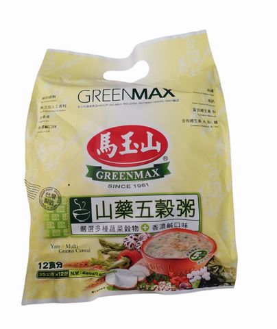 YAM & MULTI GRAINS CEREAL GREENMAX 420G