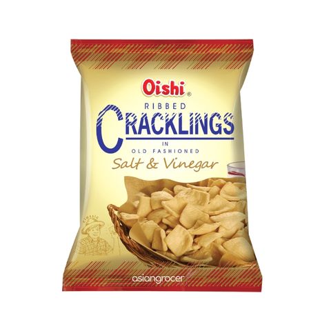 CRACKLING SALT & VINEGAR OISHI 50G
