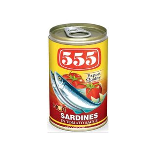 555 SARDINES TOMATO WITH CHILLI 155G