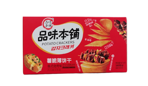 KOREAN POTATO CRACKERS BBQ FLAVOUR 160G