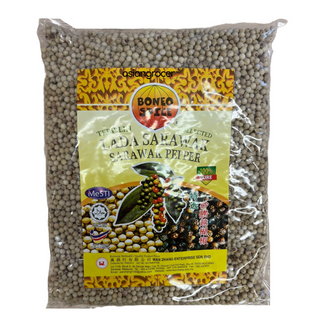 WHITE PEPPER CORN BORNEO SPICE 500G