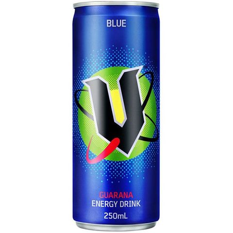 V DRINK 250ML BLUE CAN