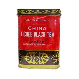 LYCHEE TEA GOLD SAIL 8OZ TIN