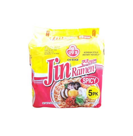 INSTANT JIN RAMEN SPICY OTTOGI 5/120G