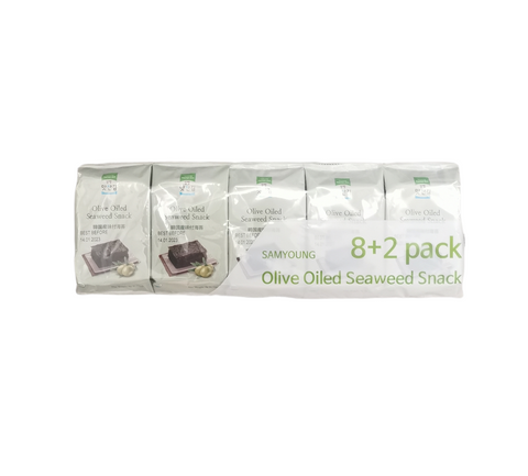 SEAWEED SNACK OLIVE OILED SY 4G/10PK