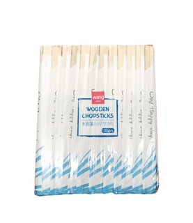 WOODEN CHOPSTICKS 100 PAIRS/PACKET