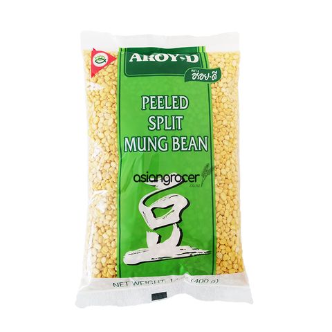 PEELED SPLIT MUNG BEAN AROY-D 400G