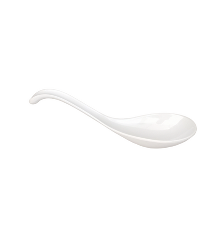 SPOON WHITE MELAMINE 16CM