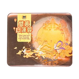 OKE MOON CAKE LOTUS PASTE 2 YOLK 1 TIN