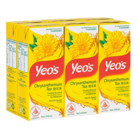 YEOS CHRYSANTHEMUM TEA DRINK 6 X 250ML