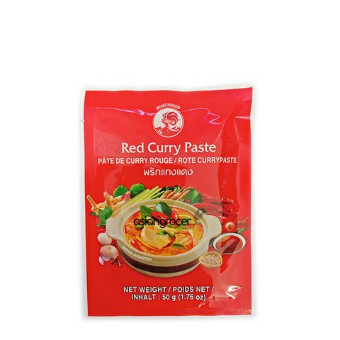 RED CURRY PASTE 50G COCK