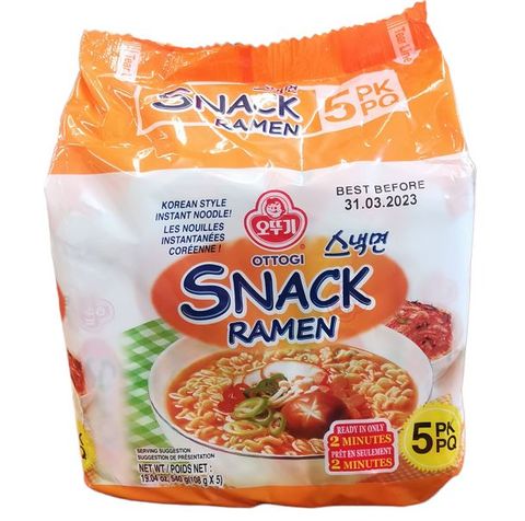 INST NOODLE SNACK RAMEN OTTOGI 5/120G