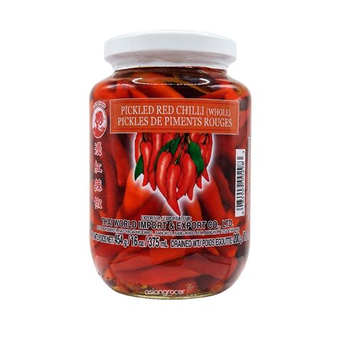 COCK PICKLED RED CHILI WHOLE 454G