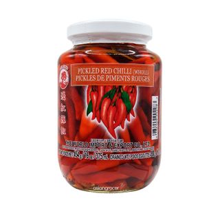 COCK PICKLED RED CHILI WHOLE 454G