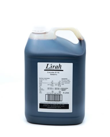 LIRAH EVERYDAY BALSAMIC VINEGAR 5LT