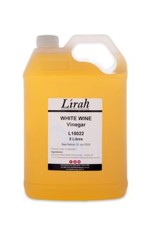 LIRAH CHEF WHITE WINE VINEGAR 5LT