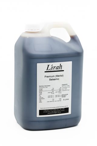 LIRAH MERLOT BALSAMIC VINEGAR 5LT