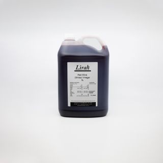 LIRAH RED WINE VINEGAR SHIRAZ 5LT
