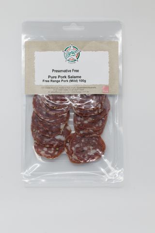 BORGO F/R PRES FREE SALAMI MILD 100G