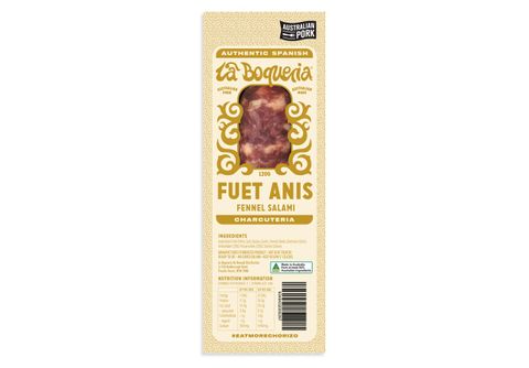 LA BOQUERIA 120G FUET ANIS SECO RETAIL