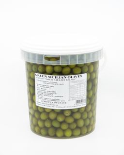 MICCIO GREEN SICILIAN OLIVES 5KG